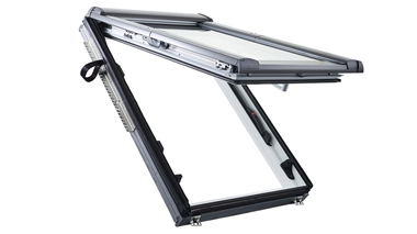 Klapp-Schwingfenster „Designo 8“ von Roto Frank 