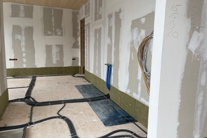  Massivholzwaende mit Feuerschutzplatten beplankt Neubau Ilmenau 