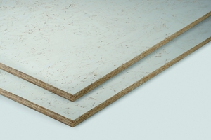  Die Brandschutzbeschichtung der OSB Flammex sorgt für die Erfüllung der EU-Klassifizierung B-s1, d0 von Bau- und Einrichtungsmaterialien 