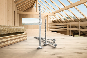  Tragende Rolle im konstruktiven Holzbau: Die Fischer Holzbauschrauben „Powerfast II“ und „Powerfull II“ 