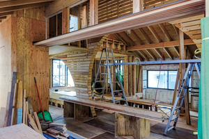  Baustelle Massivholzneubau in Ichinomya, Japan 