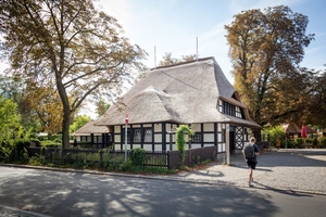  Der alte Blitzschutz des Daches, der aus Eichenpfosten bestand, wurde durch ein zeitgemäßes System aus HVI-Ableitern ersetzt 