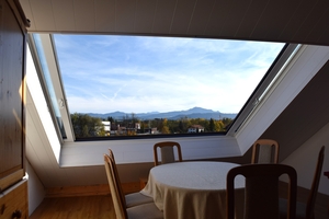  Mit einem Maximalmaß von 2,56 x 3,06 m schaffen die zweiflügeligen „Premium“-Varianten der Lideko-Dachschiebefenster einen großzügigen Ausblick. Sie kommen vor allem in der Sanierung und Modernisierung von Dachgeschossen zum Einsatz 