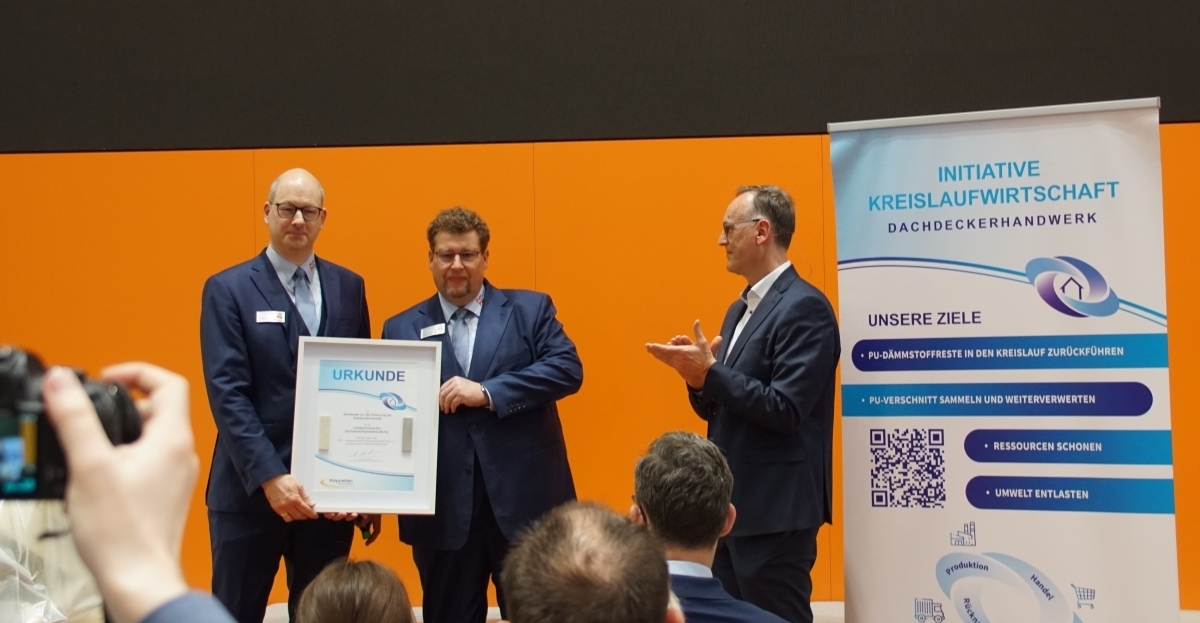 Kreislaufprojekt PU Berliner Dachdeckerinnung Messe Dach+Holz 2026