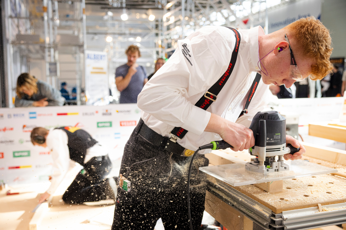 Zimmerer-Nationalmannschaft Messe Dach+Holz 2026