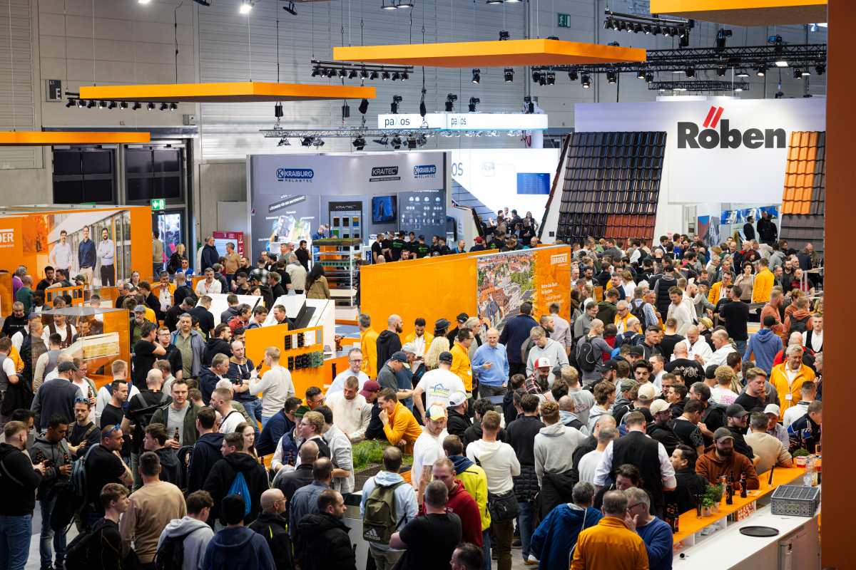 Messe Dach+Holz 2026 in Koeln Halle 6 Bauder