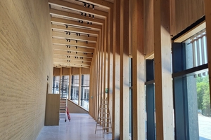   Es wurden rd. 1.200 m² Holzrahmenbau-Wände verbaut  
