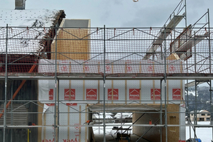  Der ehemalige Anbau war untypisch für Bregenzerwälder Bauernhäuser und machte Platz für den Neubau 