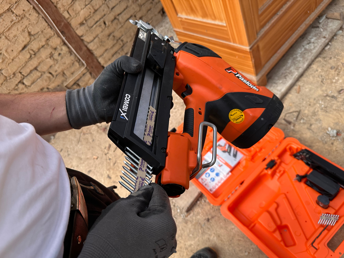 Combi Xi Gasnagler als Ankernagler Ankernägel Magazin