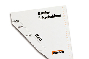  Mit der Verlegeanleitung und der Eckschablone gelingt ein sauberer Attika-Abschluss  