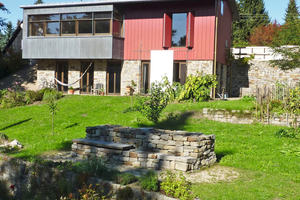  Einfamilienhaus mit Walzblei-Hülle in Dresden
 