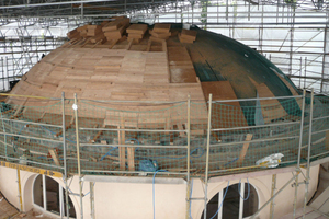 Einbau der Wärmedämmung mit Holzfaserplatten 