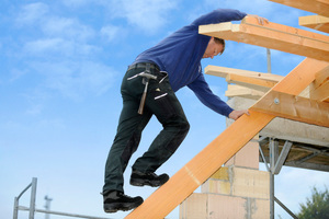  Der Lowa Colorado Work GTX bietet auch bei feuchtem Wetter einen sicheren Stand 