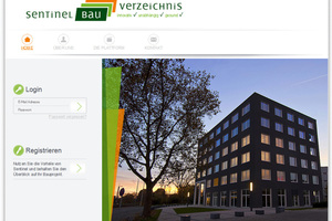  Auf www.sentinel-bauverzeichnis.eu kann über eine Suchmaske gezielt recherchiert werden 