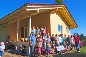  Lichtpünktchen feiert Richtfest – Anfang August 2013 