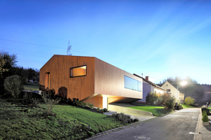  Beim Einfamilienhaus in Farschweiler experimentierte der Bauherr mit Materialien und der Bauteile-Pyhsik. Herausgekommen ist ein Passivhaus mit hoher Effizienz 