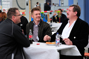  Impressionen vom Weinmann Treff in Lonsingen kamen rund 90 Firmen und informierten sich über die Abbundtechnik  