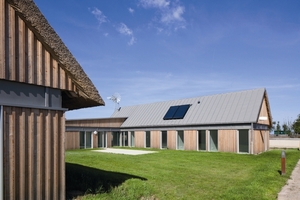  Mit den Solarkollektoren soll bis zu 45 Prozent des Warmwasserbedarfs gedeckt werden 