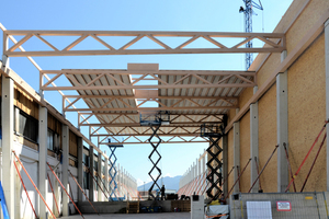  Die langgestreckte Halle hat eine Nutzfläche von 1600 m² 