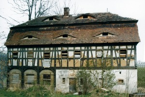  Das Stellmacherhaus an seinem ursprünglichen Standort in Wigancice Żytawskie 