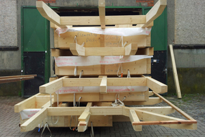  Die vorgefertigten Elemente stehen zum Abtransport bereit [<irSwapLF><pGridAlign:>] [<pGridAlign:None>] Foto: Torsten Diedrich [<irSwapLF><pGridAlign:>]  