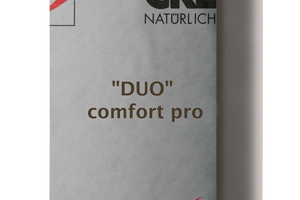  Die Unterdeckbahn „DUO comfort pro“ hat eine Freibewitterungszeit von acht Wochen Foto: Creaton / HS 