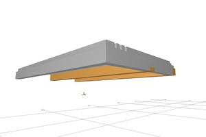  Visualisiertes Deckenelement aus der BIM-Software. Alle Baubeteiligten können so auf jedes Element zugreifen Quelle: Brüninghoff 