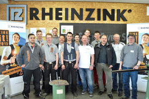  Gruppenfoto mit allen Teilnehmern der Rheinzink Master  Foto: Rheinzink 