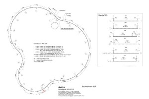  Mitgelieferter Montageplan für die Sockelblende am Dachrand Quelle: Alwitra  
