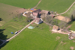  Ein Luftbild des Anwesens  im SchwarzwaldFotos: Wilhelm Walter 