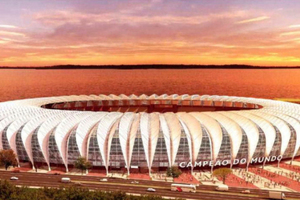  … und das  Beira-Rio-Stadion in Porto Alegre bekommen Hightex-MembrandächerGrafik: Hype Studio Arquitetura 