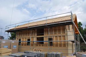  Neubau eines Einfamilienhauses mit Holzfaserdämmung in Dach-, Wand- und Bodenaufbau 