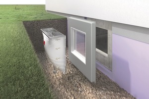  Der ACO Therm Block trennt den Lichtschacht vom Mauerwerk und schafft so eine bestmögliche Wärmedämmung. In Kombination mit einem hochwasserdichten Fenster ist maximaler Kellerschutz sichergestellt 