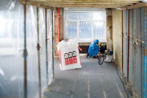  Der Umgang mit Asbest ist nur noch im Zuge von Abriss-, Sanierungs- und Instandhaltungsmaßnahmen erlaubt Foto: Kärcher 
