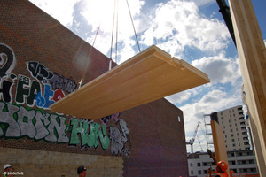  Seit 2012 treibt das Viertel Hackney mit einer „timber first“ (Holz zuerst)-Politk den Bau von Holzgebäuden voran  