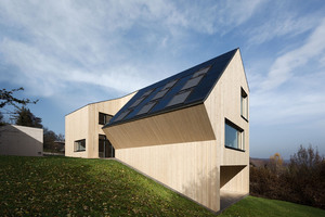  Das dreigeschossige Einfamilienhaus in Österreich ist eines von sechs Konzepthäusern des Experiments „Model Home 2020“ Fotos: Velux 
