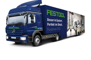  Die Show-Trucks von Festool und Creaton sind auf Tour durch DeutschlandFotos: Festool / Creaton 