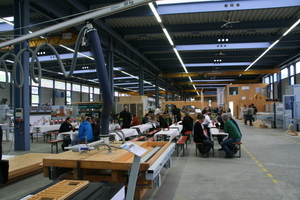  Impressionen vom Weinmann Treff in Lonsingen kamen rund 90 Firmen und informierten sich über die Abbundtechnik  