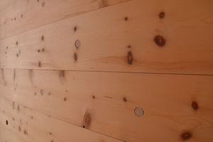  Oberfläche der Holzbauelemente Holz 100 mit Zirbenholz<br /> 
