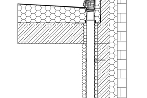  Anschluss auf zwei Ebenen: Beim wärmegedämmten Dach erleichtert die flexible Dampfsperrplatte den dampfdichten Anschluss im Übergang zur AttikaQuelle: Sita 