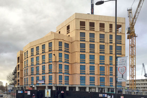  Der Wohnkomplex Dalston Lane im Stadtteil Hackney in London ist zur Zeit im Bau 