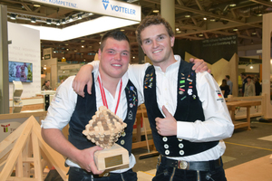  Europameister unter sich: Kevin Hofacker (links) und Simon Rehm (Europameister 2014, Weltmeister 2015) 