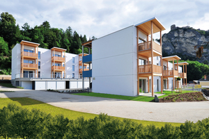  Das ökologische, energieautarke und kosteneffiziente Gebäudekonzept von Griffen Green wurde mit dem Österreichischen Klimaschutzpreis 2011 ausgezeichnetFotos: GriffnerHaus AG 