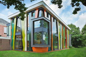 Der Anbau einer Grundschule im niederländischen Maasniel wurde fantasievoll gestaltet 
