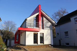  Das Solar-Plus-Haus in Bremen präsentiert eine energiesparende Bauweise in Verbindung mit effizienter Haustechnik Foto: Ursa 
